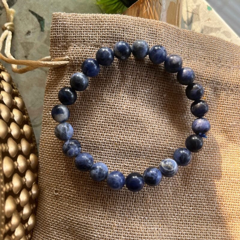 Sodalite Crystal Bracelet 8 mm