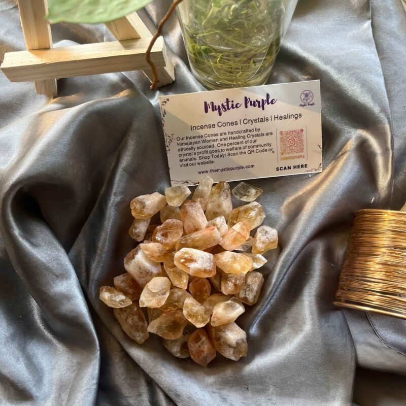 Citrine Raw Crystals ~250 grams