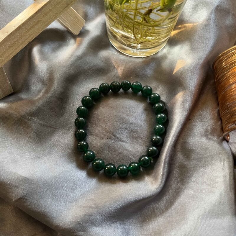 Green Jade Crystal Bracelet 8 mm