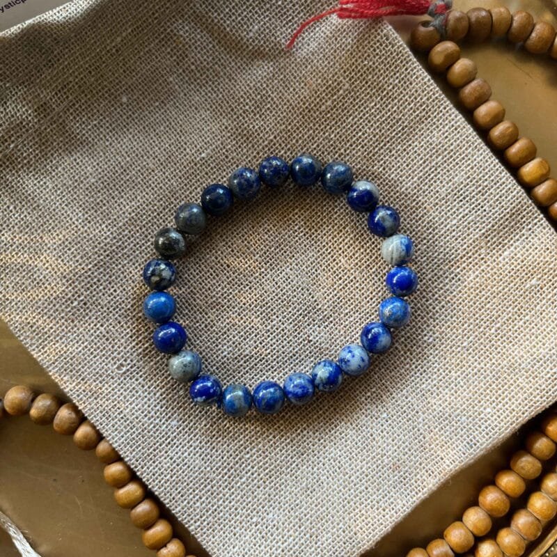 Lapis Lazuli Crystal Bracelet 8 mm - Image 3