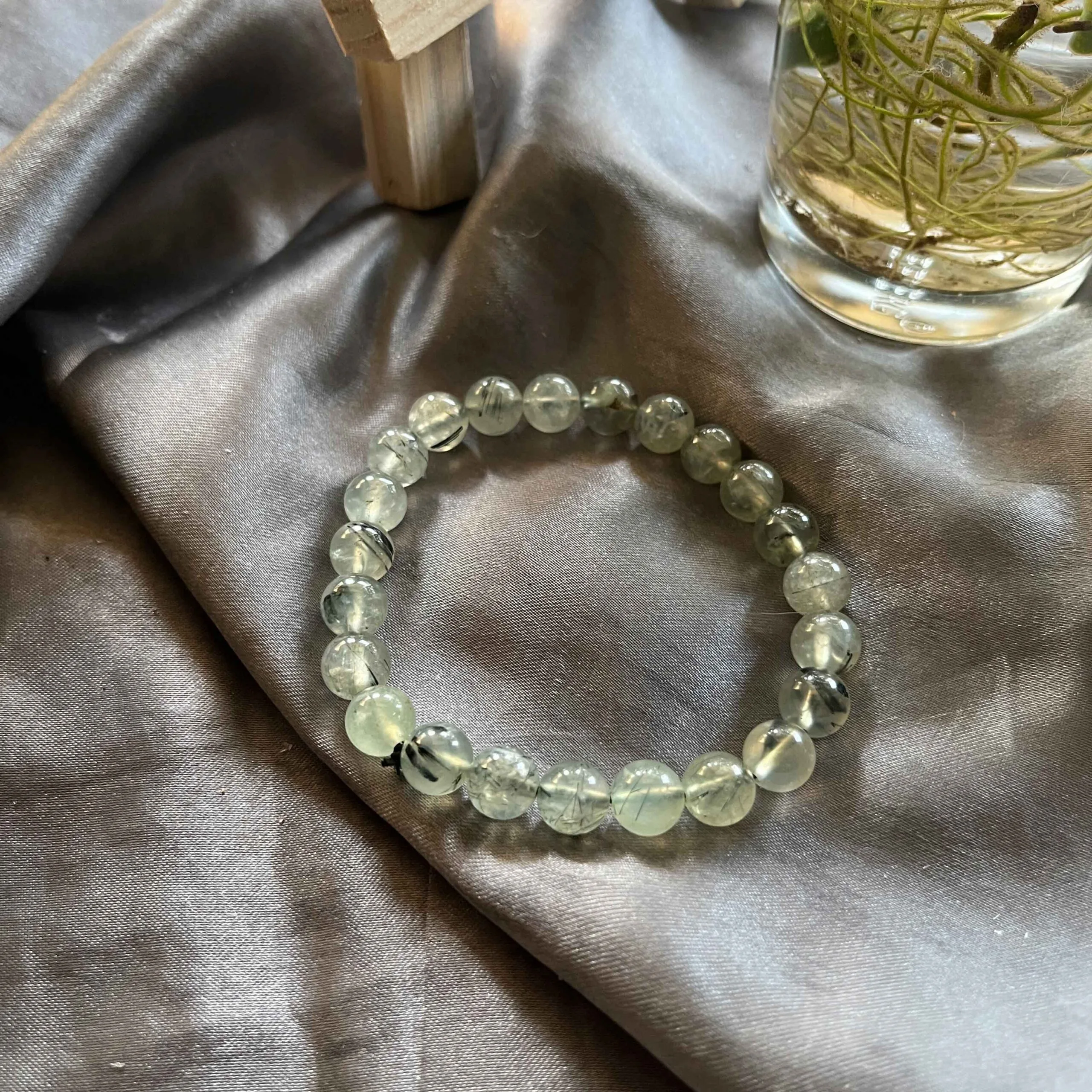 Prehnite Crystal Bracelet 8 mm