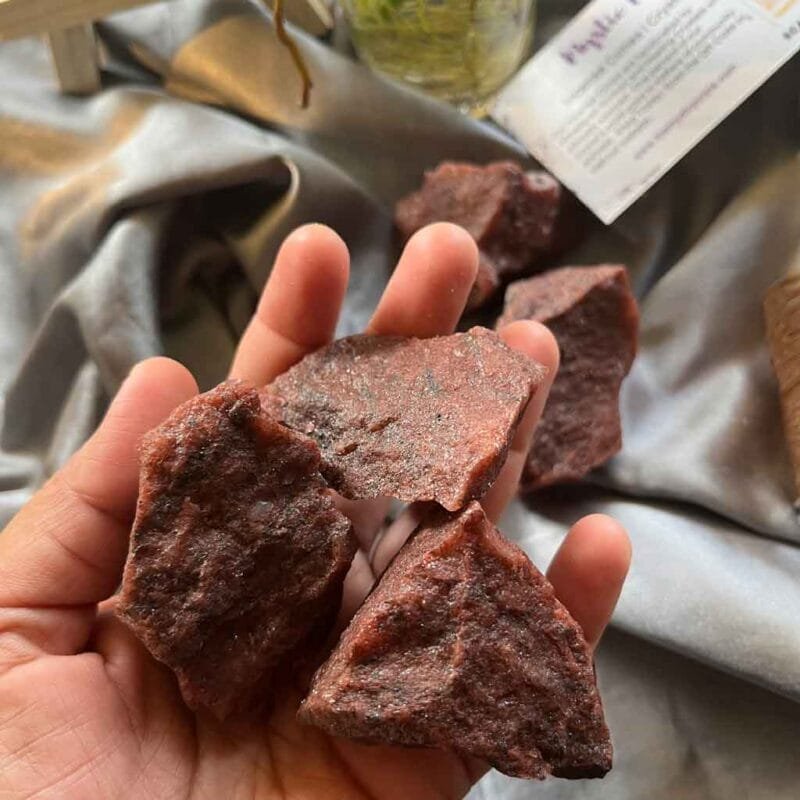 Red Jasper Raw Crystals ~250 grams - Image 2