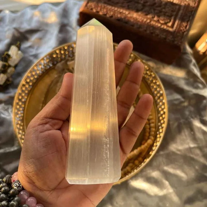 Selenite Crystal Wand
