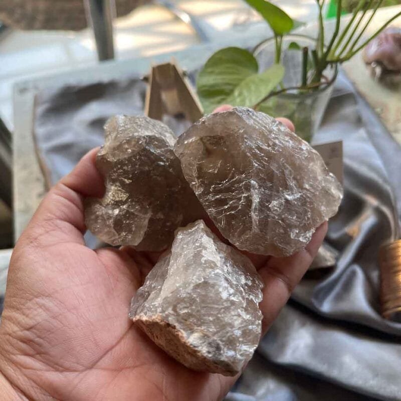 Smokey Quartz Raw Crystals ~250 grams