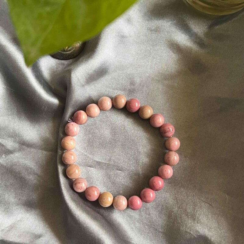 Rhodocrosite Crystal Bracelet 8 mm